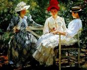 埃德蒙 查尔斯 塔贝尔 : In a garden